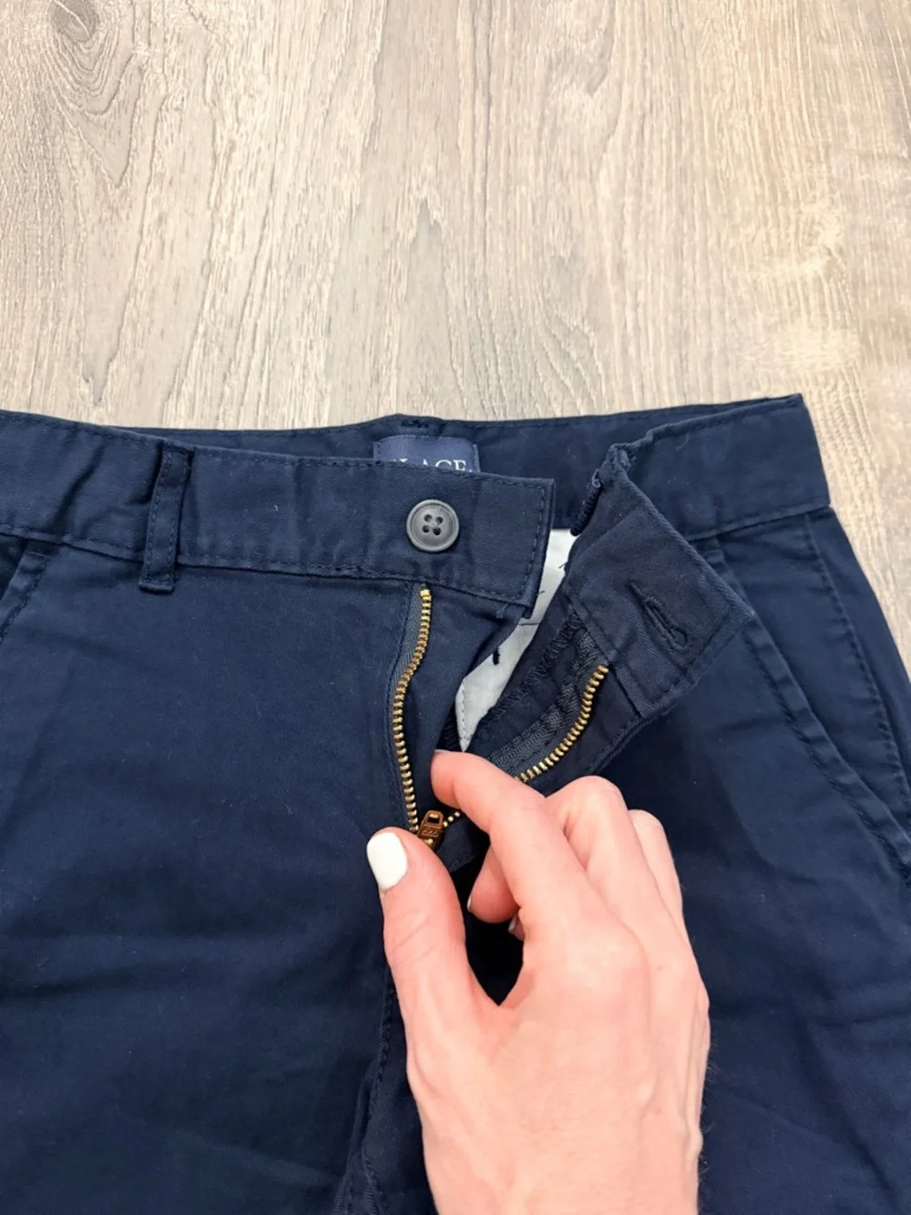 The Children’s Place Kids Navy Flat-Front Shorts Size 7
